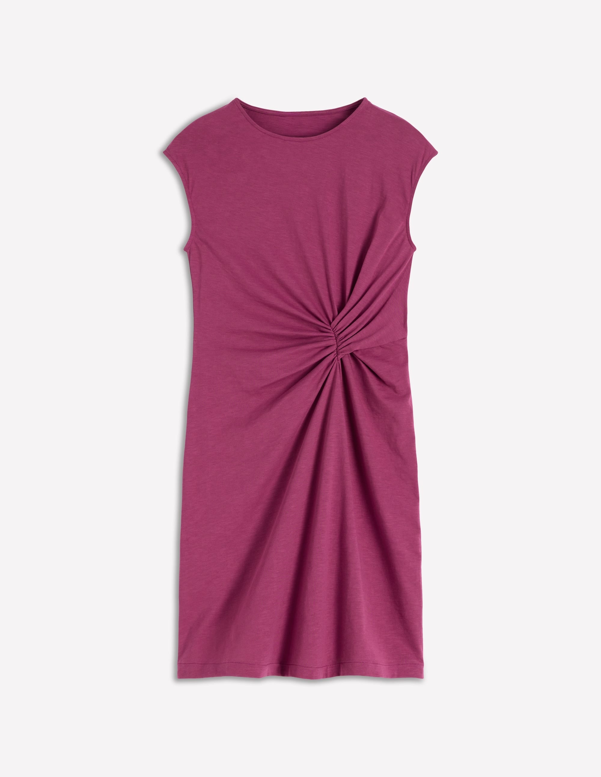 Delilah Twist Short Dress-Raspberry Coulis