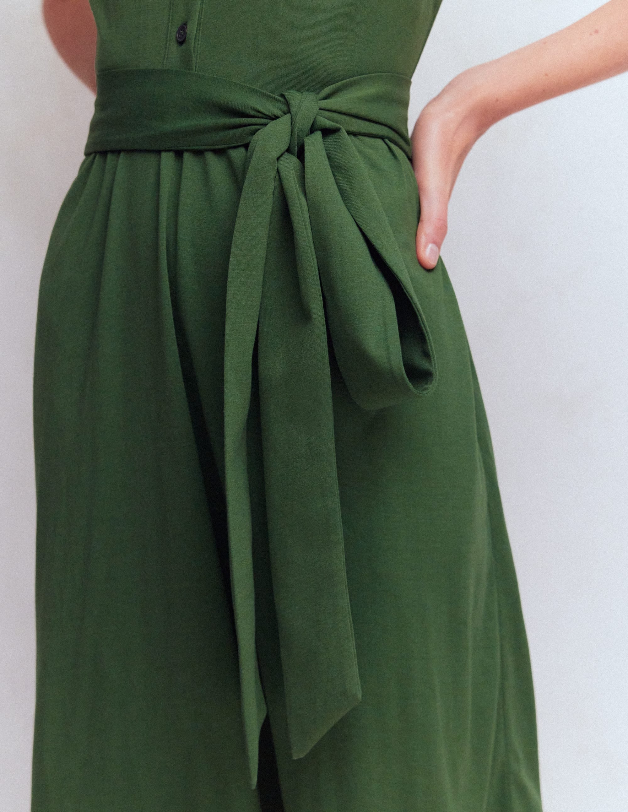 Honor Short Jersey Shirt Dress-Broad Bean