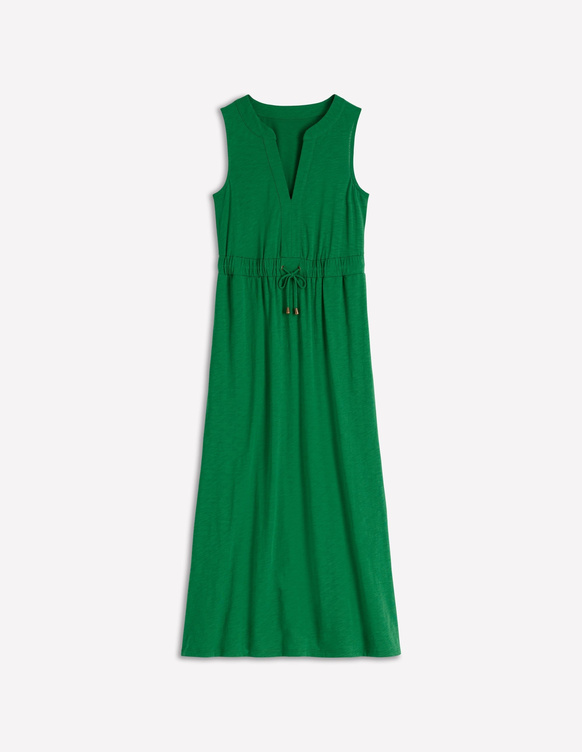 Delphine Midi Sleeveless Dress-Fresh Green
