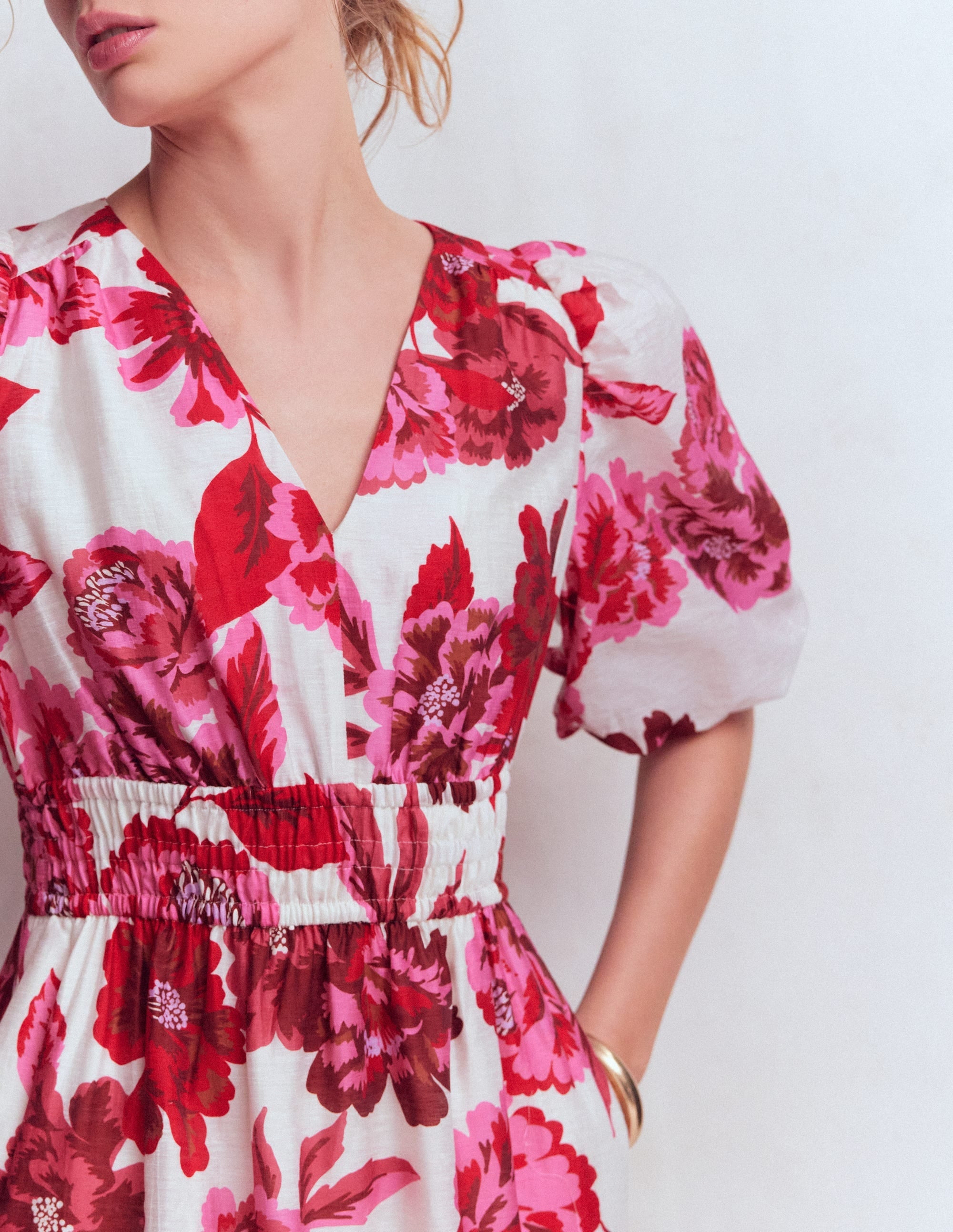 Irene Occasion Dress-Pink Opulent Blossom